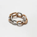 Rose Gold And Silver Ring